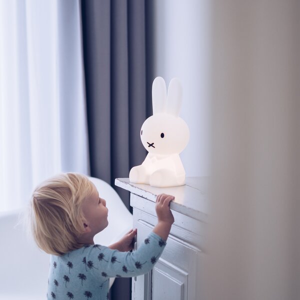 Asztali lámpa Mr Maria, Miffy, dimmable, Fehér, Gyermekszoba, Műanyag