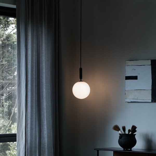 Függőlámpa Nuura Aps, Miira 1 Large, dimmable, Fehér, Nappali, Üveg, Dizájn