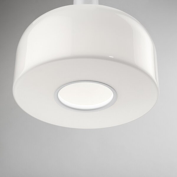 Függőlámpa FLOS, Bellhop Glass S1, dimmable, Fehér, Nappali, Üveg, Dizájn