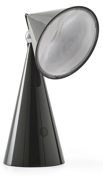 Asztali lámpa Tom Dixon, POSE, dimmable, Fekete, Nappali, Műanyag, Dizájn