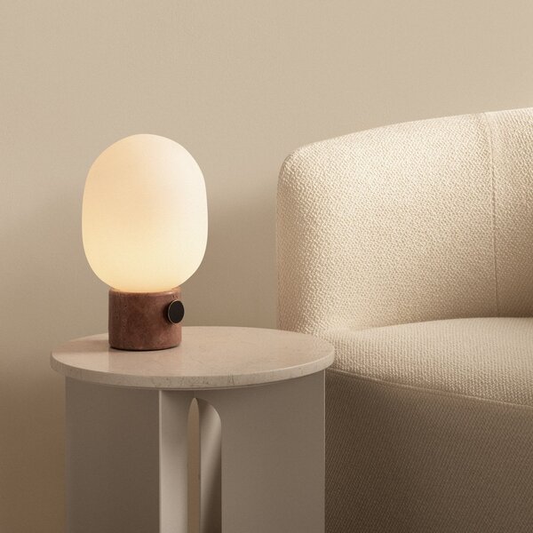 Asztali lámpa Audo Copenhagen, JWDA, dimmable, Fehér, Nappali, Üveg, Dizájn