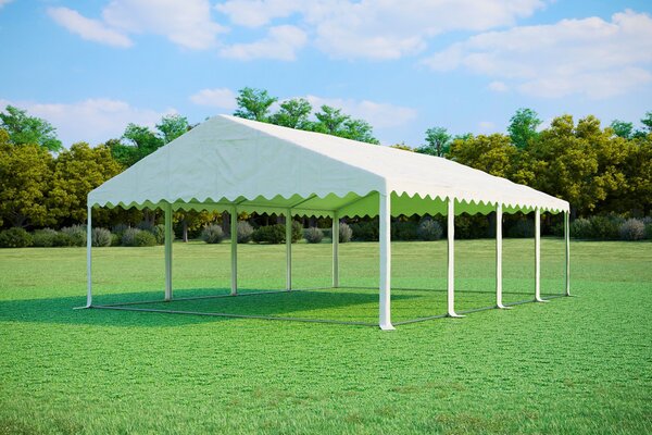 Party sátor 6x8 m PREMIUM - tűzálló szín fehér