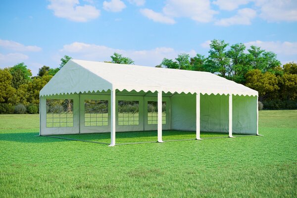 Party sátor 6x8 m PREMIUM - tűzálló szín fehér