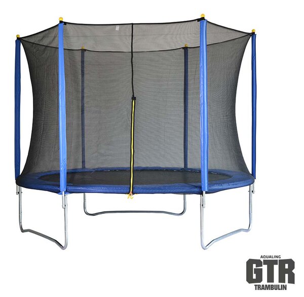 GTR PRO Blue Sky Trambulin kék, védőhálóval, 183 cm