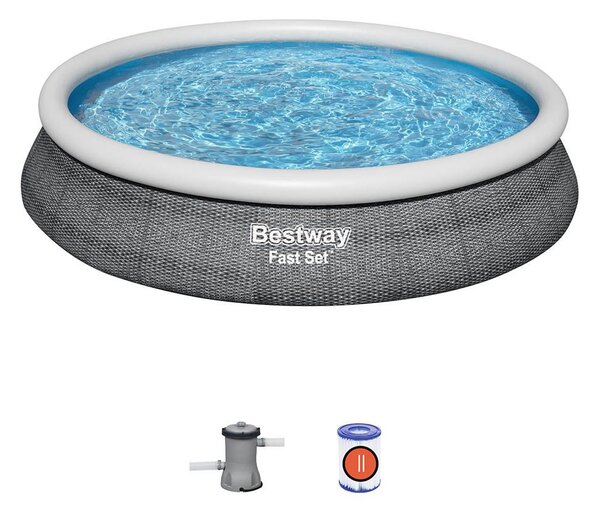 Bestway Syros puhafalú medence szett 457 x 84 cm