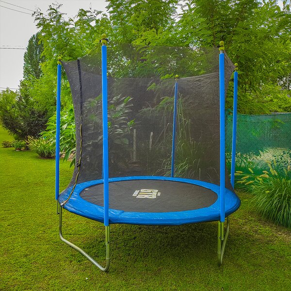 GTR PRO Blue Sky Trambulin kék, védőhálóval, 183 cm