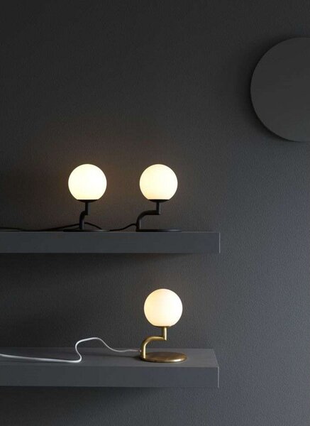 Asztali lámpa Pholc, dimmable, Arany / Sárgaréz, Nappali, Fém