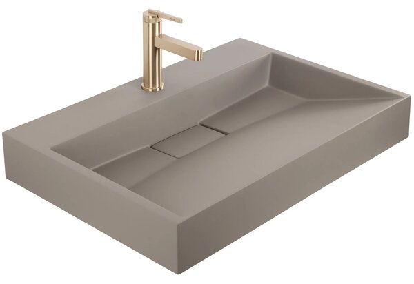 Konglomerátum mosdó Rea GOYA TAUPE 70CM